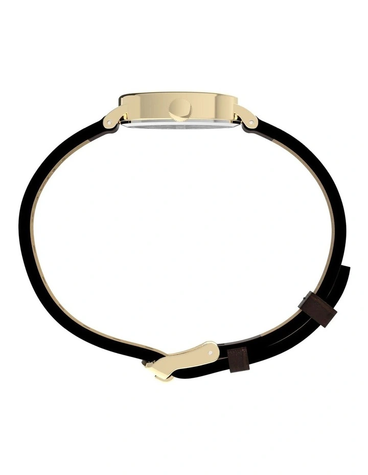 Cavatina Watch with Gold-tone Case in Brown image 3