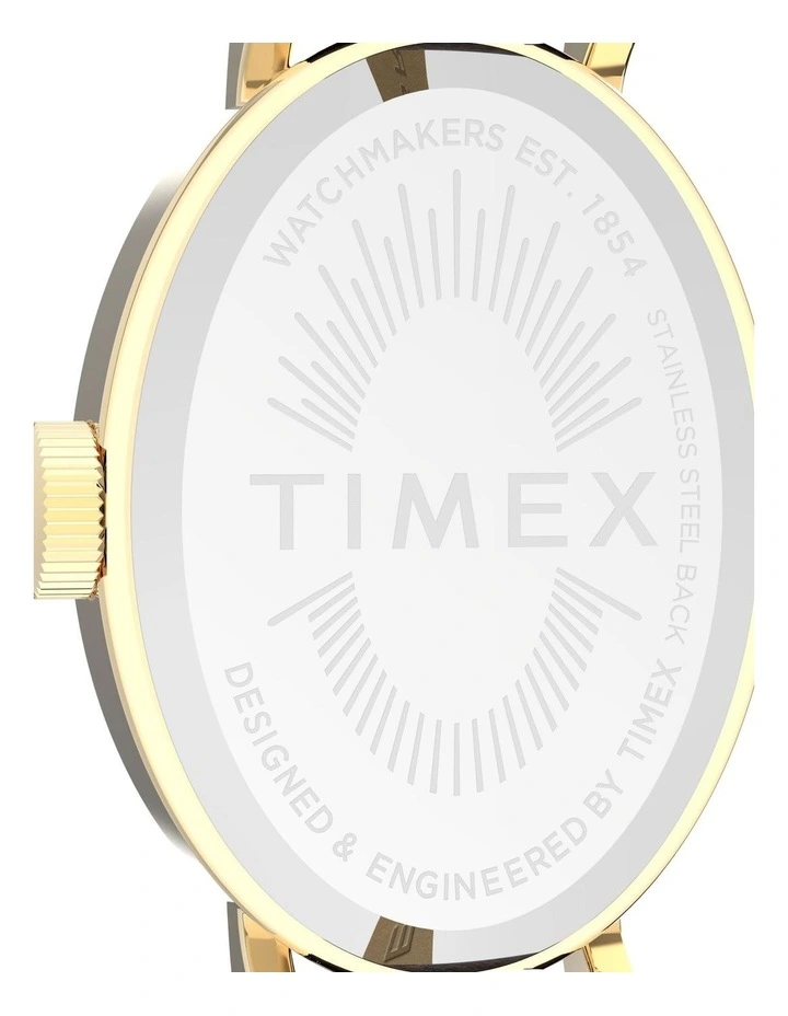 Cavatina Watch with Gold-tone Case in Brown image 5