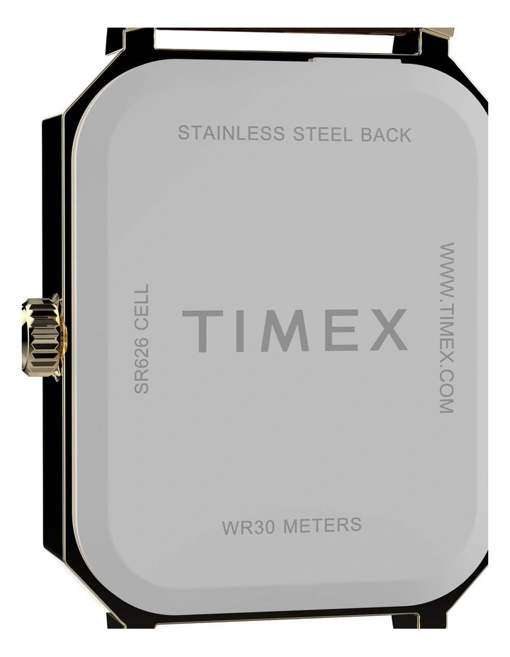 Dress Leather Strap Watch 21mm in Brown image 4