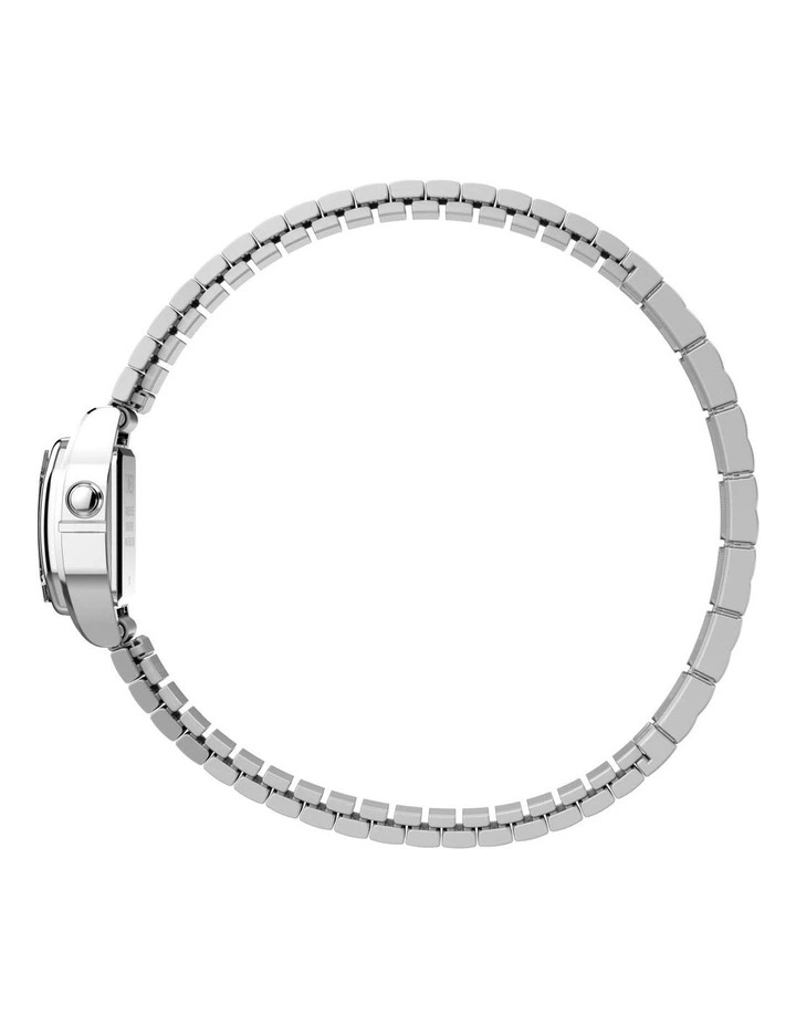 Teeny Tiny Stainless Steel Bracelet Watch 20mm in Silver image 2