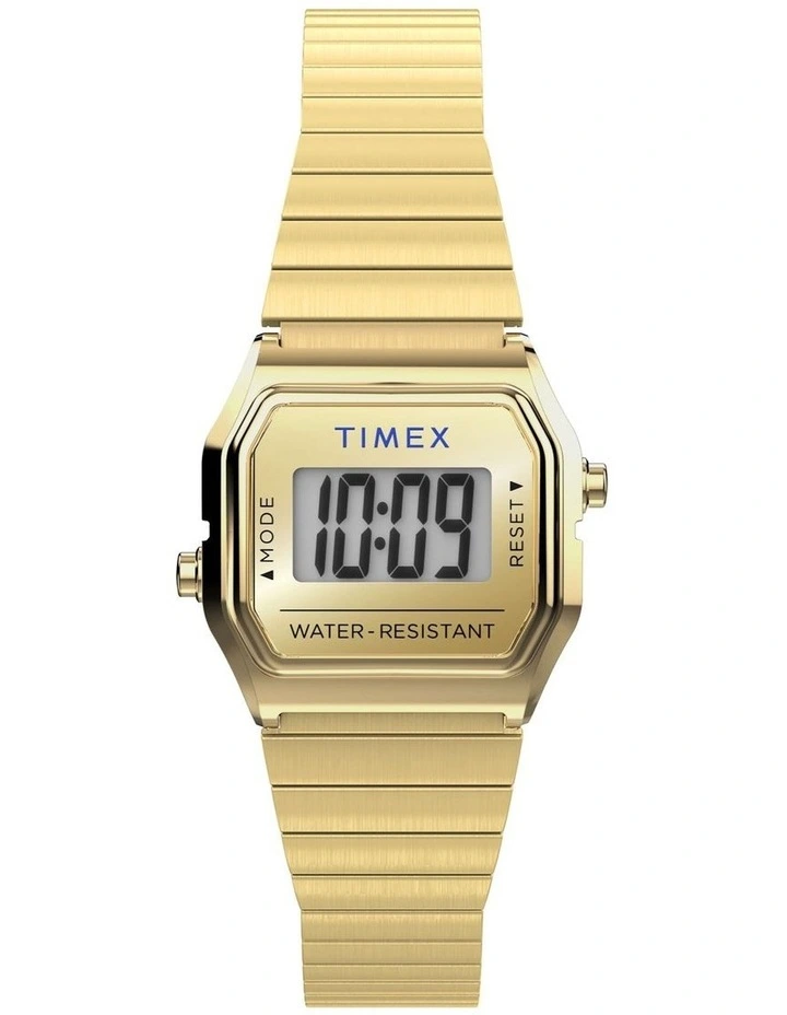 Teeny Tiny Stainless Steel Bracelet Watch 20mm in Gold image 1