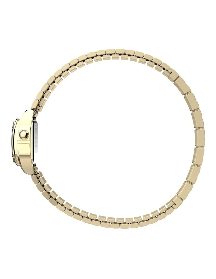Teeny Tiny Stainless Steel Bracelet Watch 20mm in Gold image 2