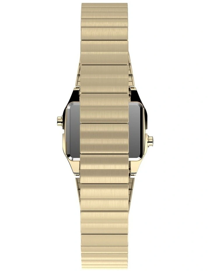 Teeny Tiny Stainless Steel Bracelet Watch 20mm in Gold image 3