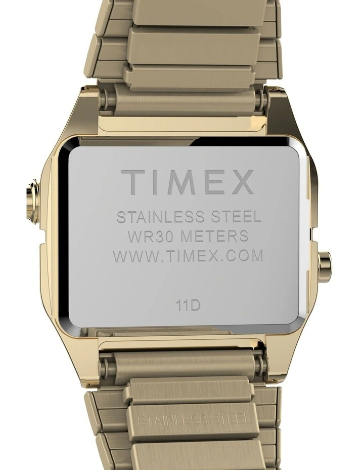 Teeny Tiny Stainless Steel Bracelet Watch 20mm in Gold image 4