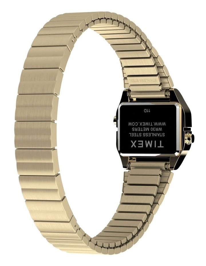 Teeny Tiny Stainless Steel Bracelet Watch 20mm in Gold image 5