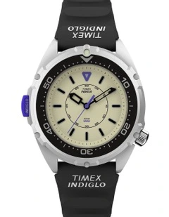 Dimepiece Silicone Strap Watch 36mm in Black