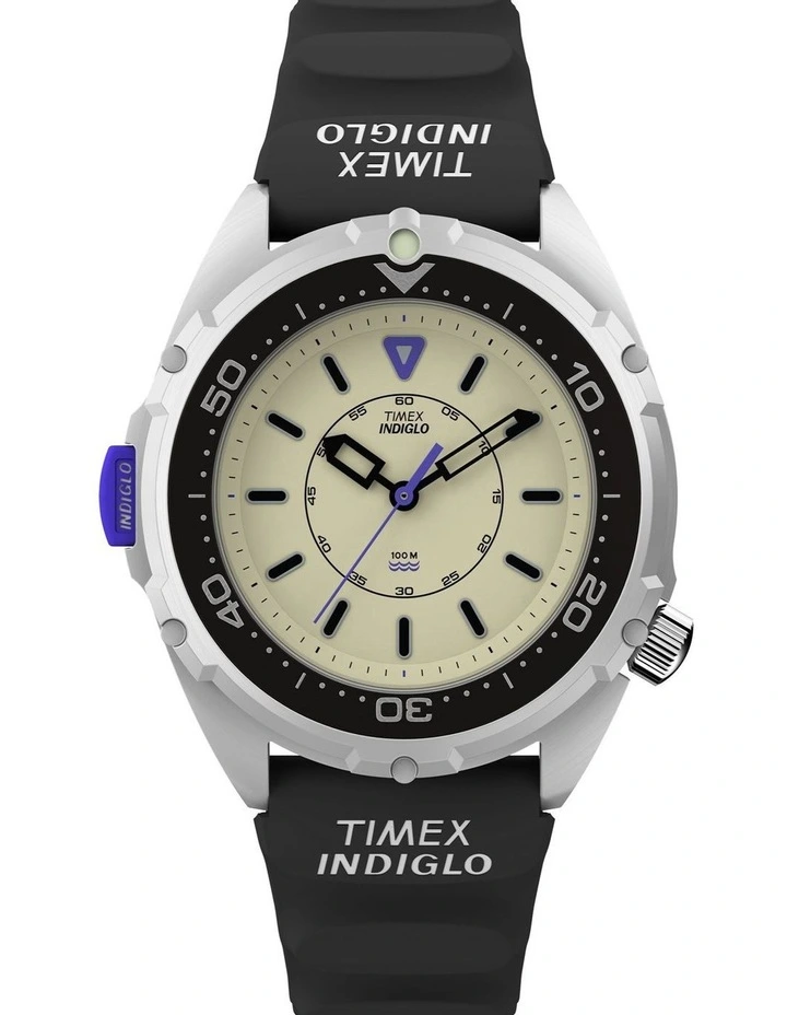 Dimepiece Silicone Strap Watch 36mm in Black image 1