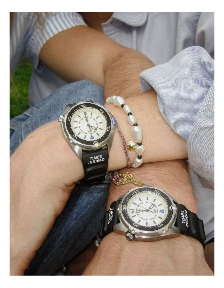 Dimepiece Silicone Strap Watch 36mm in Black image 3