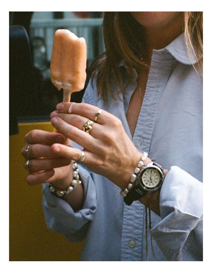 Dimepiece Silicone Strap Watch 36mm in Black image 4