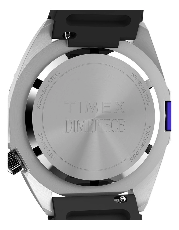 Dimepiece Silicone Strap Watch 36mm in Black image 4