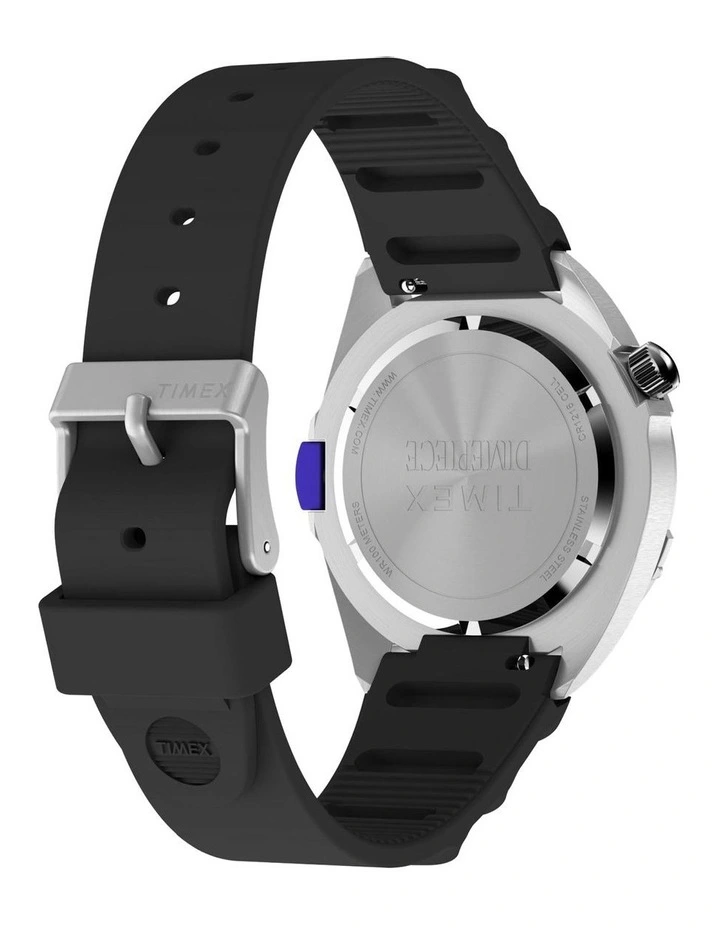 Dimepiece Silicone Strap Watch 36mm in Black image 5