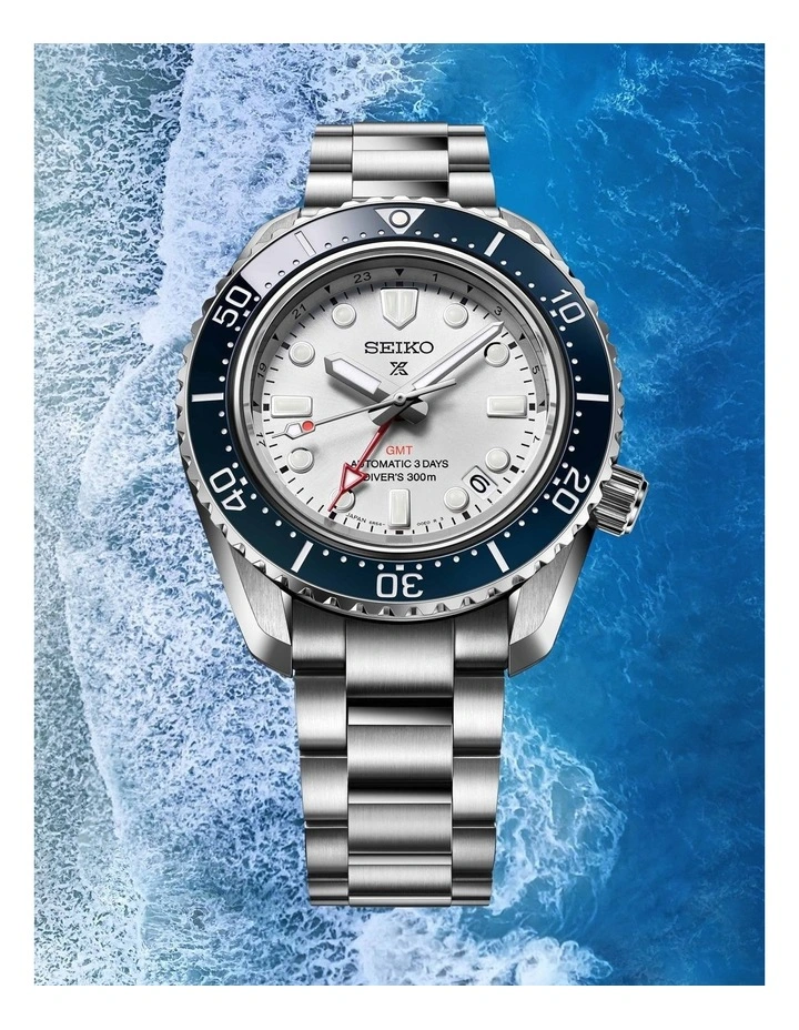 SPB519J Prospex 1968 Heritage Divers GMT Watch in Silver image 2