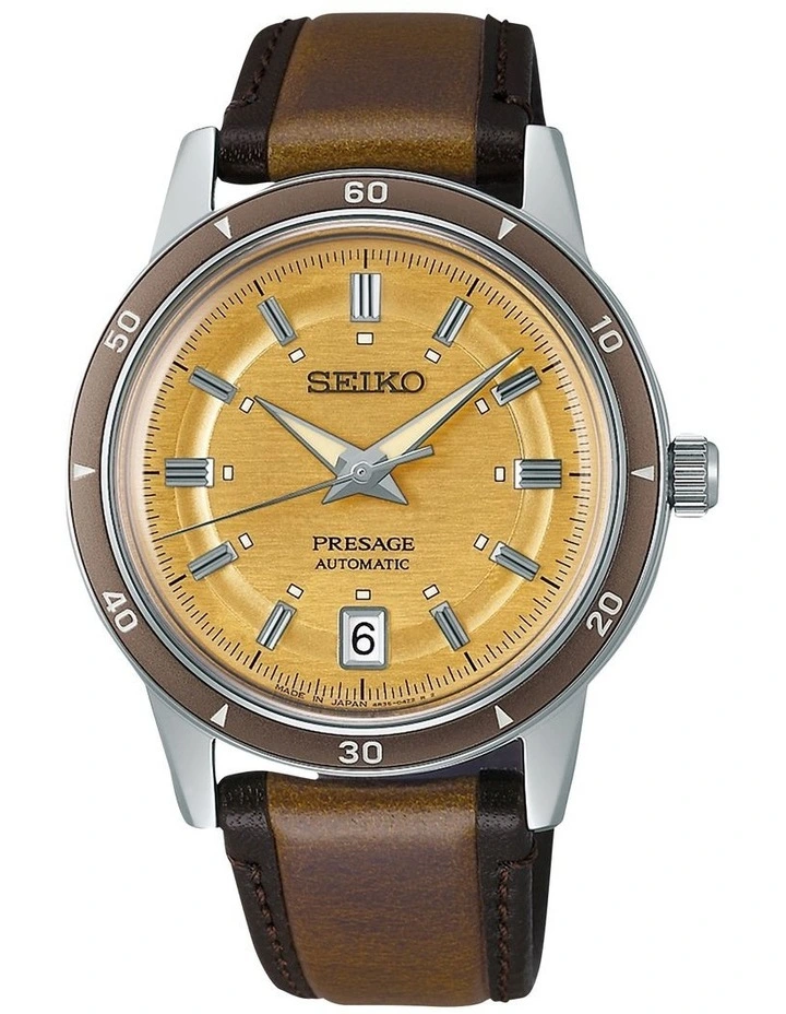Presage Style 60s Watch SRPL75J in Brown image 1