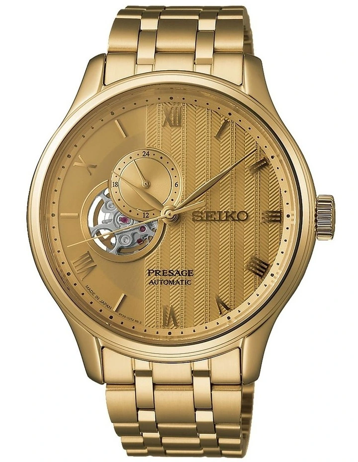 Presage SSA468J Japanese Garden Watch in Gold image 1