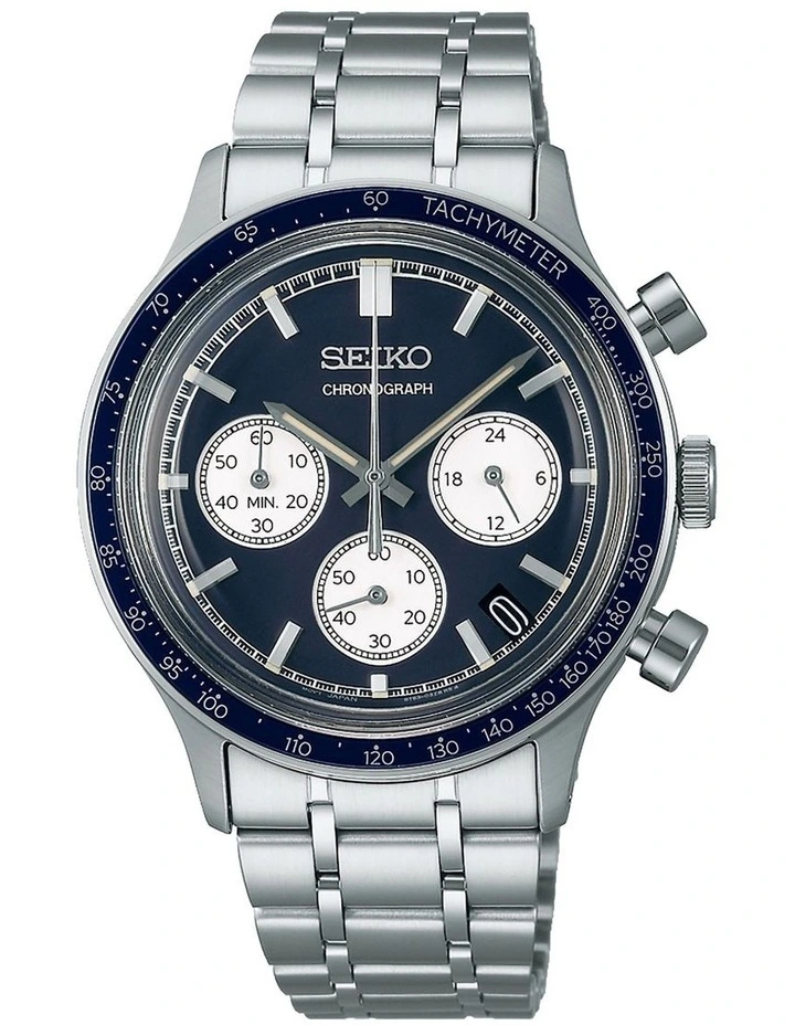 Quartz Chronograph Watch SSB447P in Silver image 1