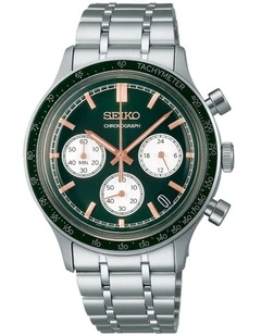 Quartz Chronograph Watch SSB481P in Silver