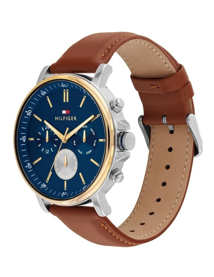 Tyson Leather Dial 1710703 Watch in Navy image 2