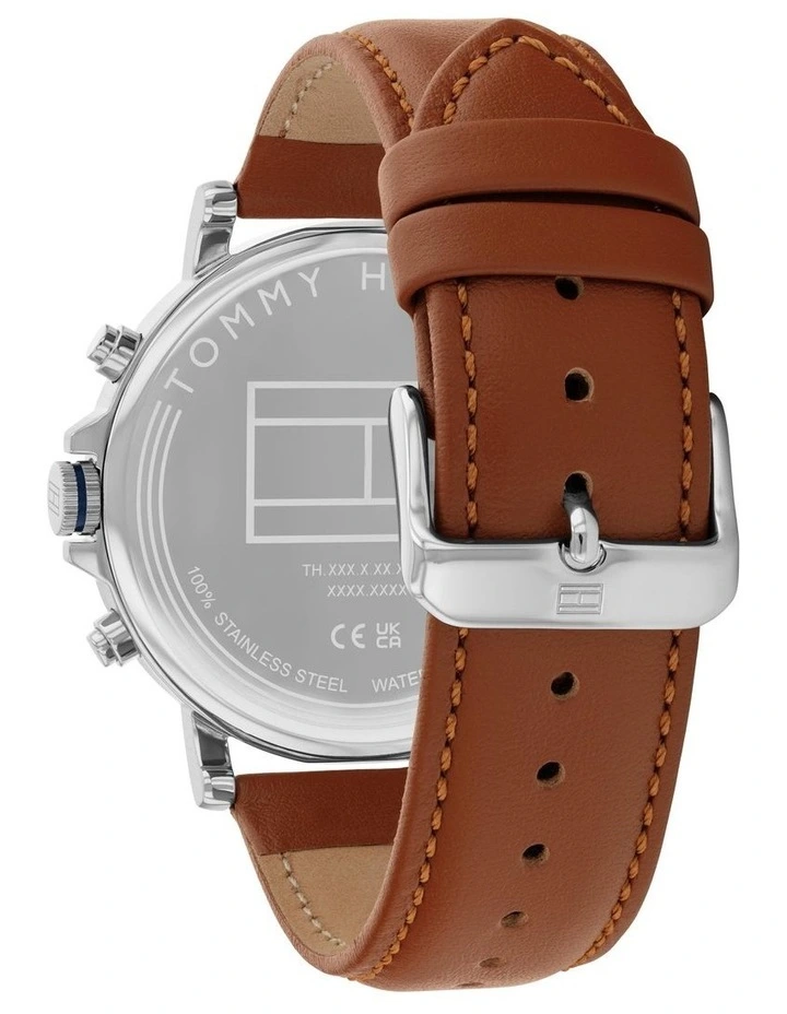 Tyson Leather Dial 1710703 Watch in Navy image 3