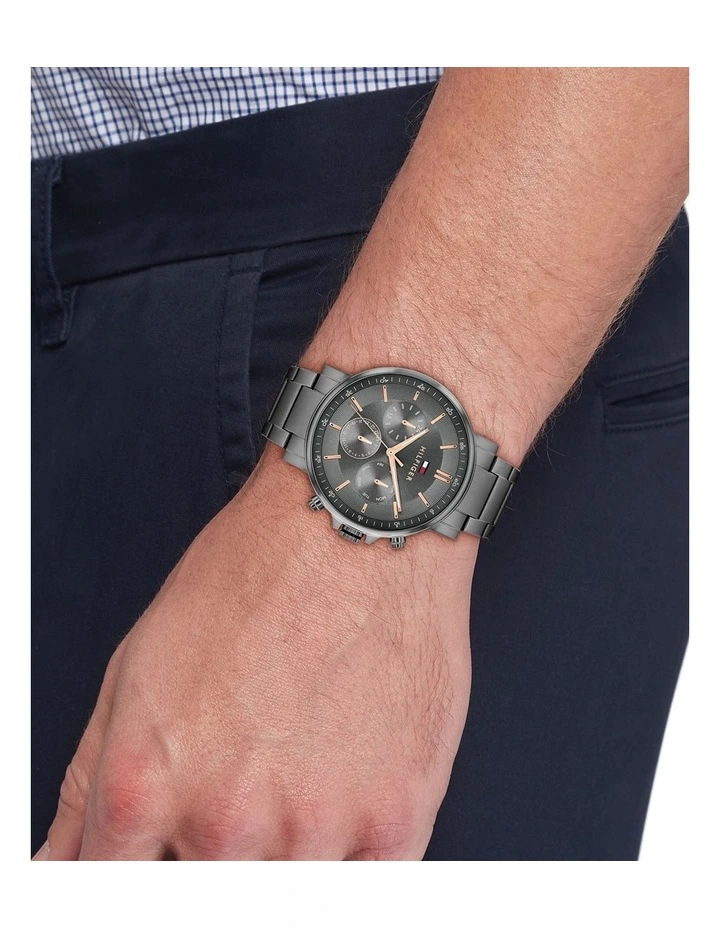 Tyson Ionic Plated Steel Dial 1710711 Watch in Grey image 4