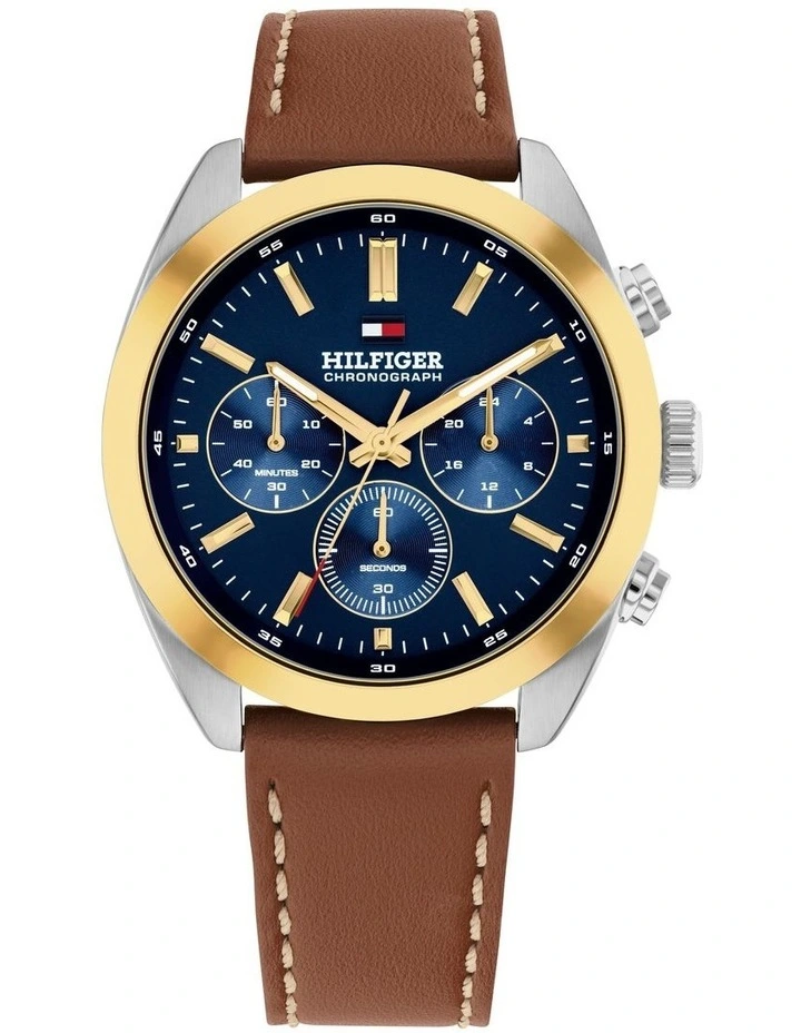 Hudson Leather Dial 1710720 Watch in Blue image 1