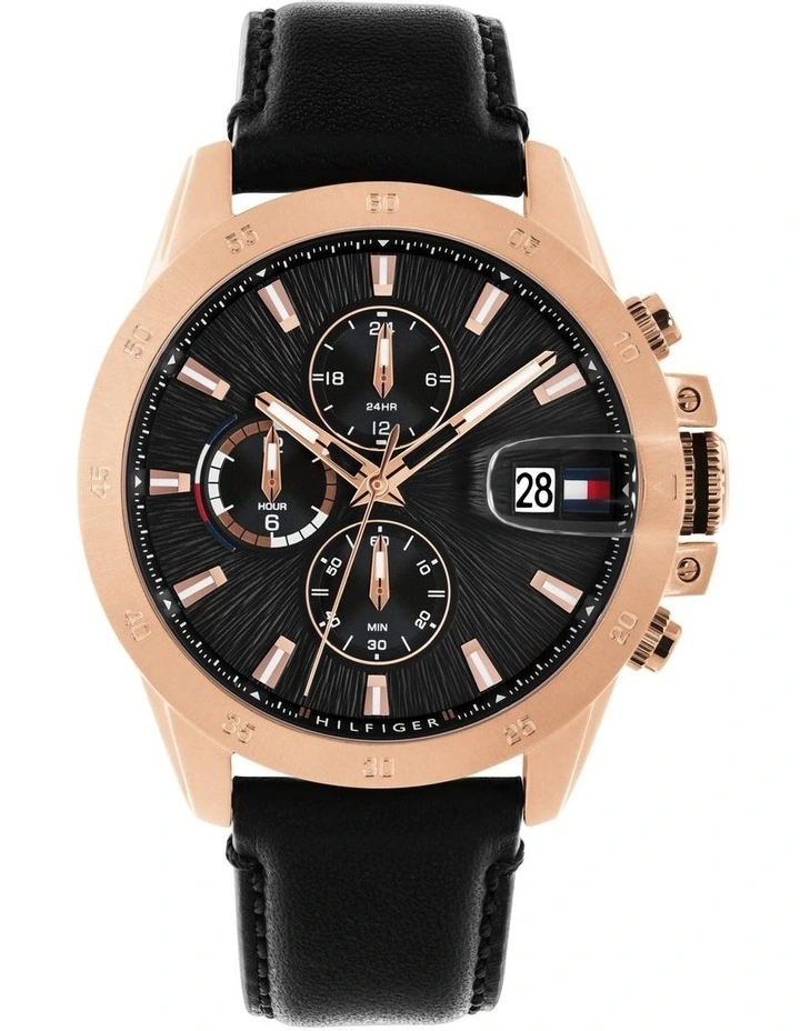 Jameson Leather Dial 1792194 Watch in Black image 1