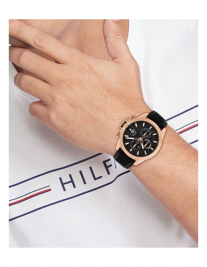 Jameson Leather Dial 1792194 Watch in Black image 4