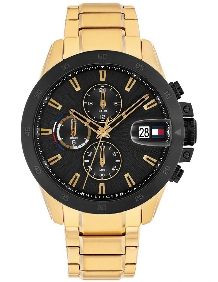 Jameson Ionic Plated Thin Steel Dial 1792199 Watch in Black image 1