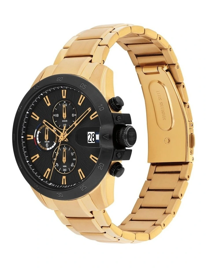 Jameson Ionic Plated Thin Steel Dial 1792199 Watch in Black image 2