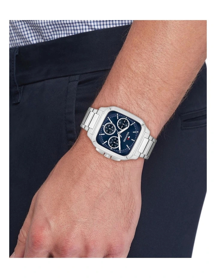 Herald Stainless Steel Dial 1792222 Watch in Blue image 4
