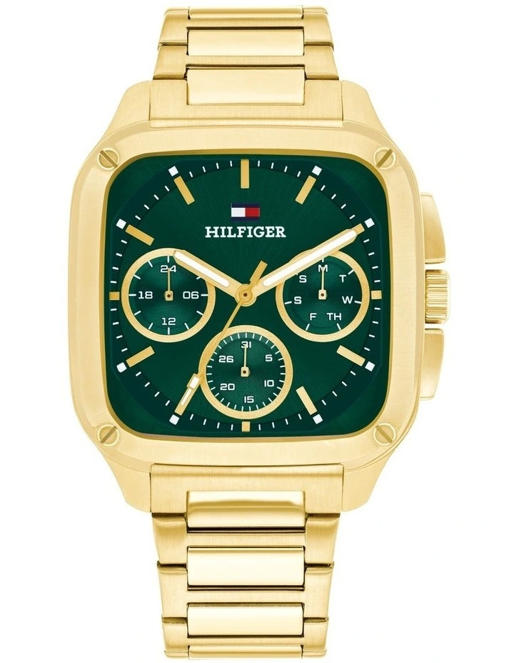 Herald Ionic Plated Thin Steel Dial 1792223 Watch in Green image 1