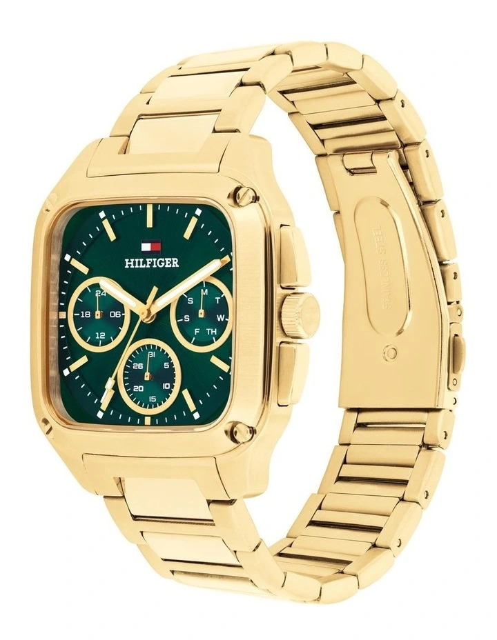 Herald Ionic Plated Thin Steel Dial 1792223 Watch in Green image 2
