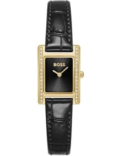 Lucy Precious Leather Dial 1502813 Watch in Black