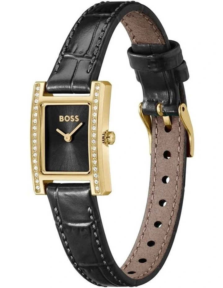 Lucy Precious Leather Dial 1502813 Watch in Black image 2