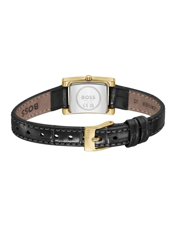 Lucy Precious Leather Dial 1502813 Watch in Black image 3