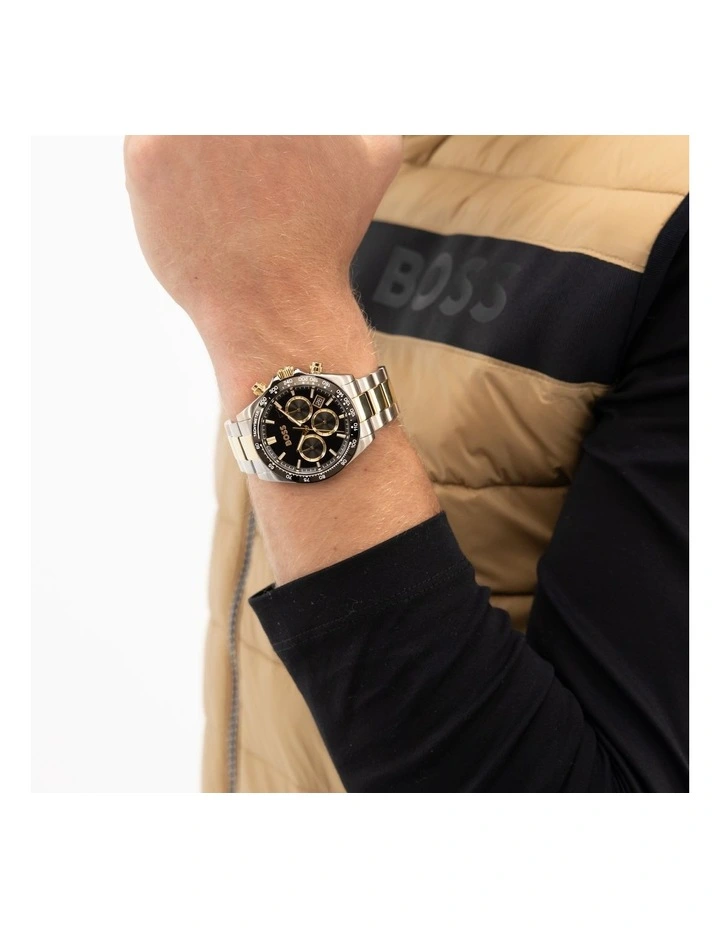 Hero Two Tone Stainless Steel Dial 1514269 Watch in Black image 4