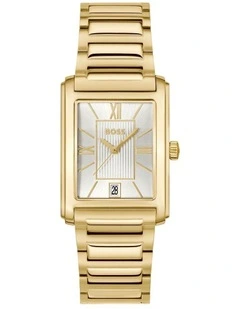 Principle Dress Ionic Plated Thin Steel Silver Dial 1514280 Watch in Gold