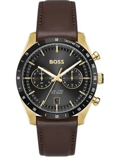 Tourmaster Brown Calfskin Dial 1514285 Watch in Black