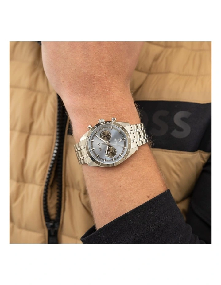 Tourmaster Stainless Steel Dial 1514286 Watch in Blue image 4