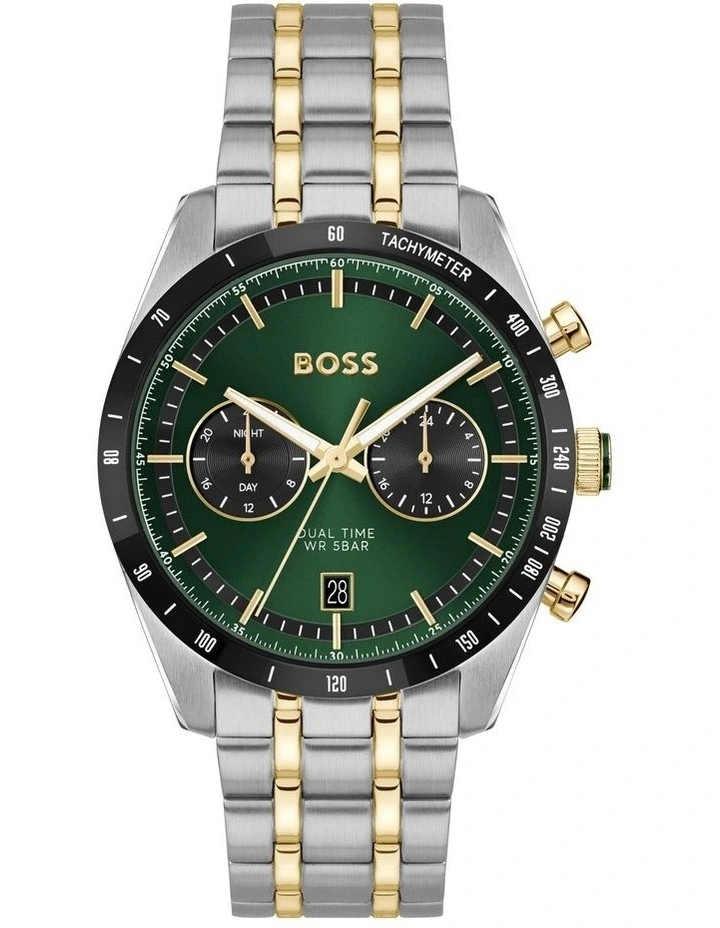 Tourmaster Stainless Steel & Ionic Plated Dial Watch 1514287 in Green image 1