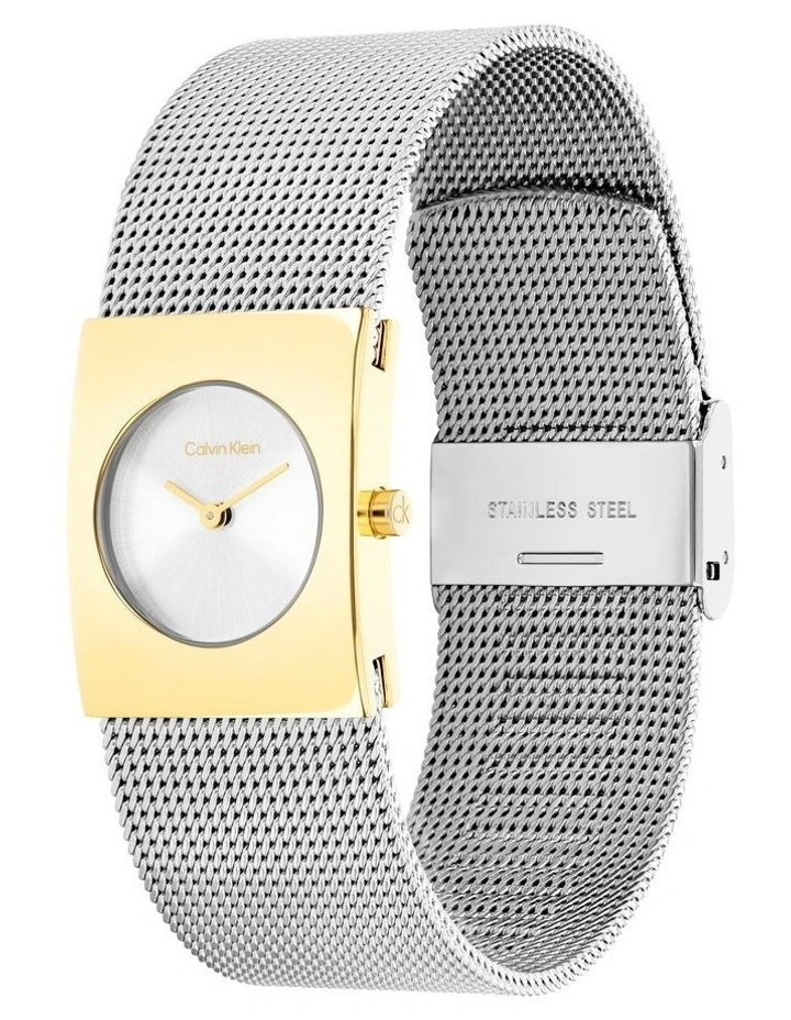 Pulse Stainless Steel Dial 25100139 Watch in Silver White image 2