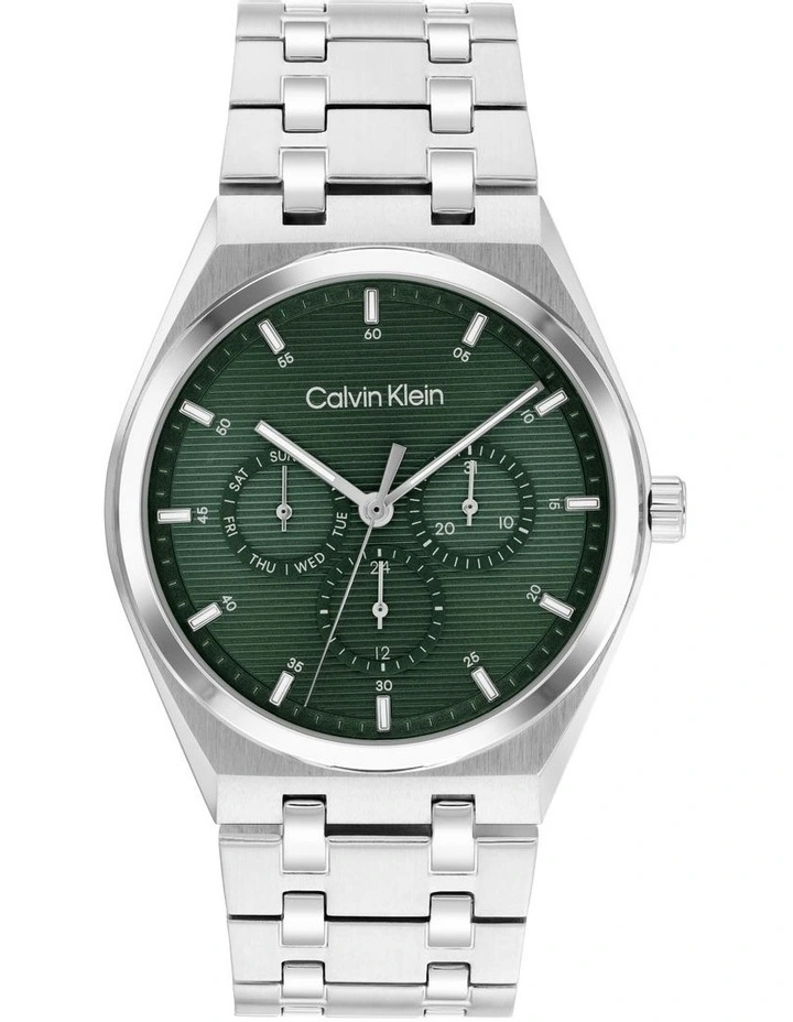 Motion Stainless Steel Dial Watch 25200521 in Green image 1