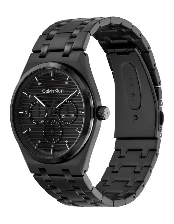 Motion Ionic Plated Steel Dial Watch 25200522 in Black image 2