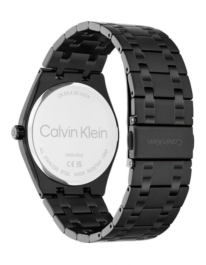 Motion Ionic Plated Steel Dial Watch 25200522 in Black image 3