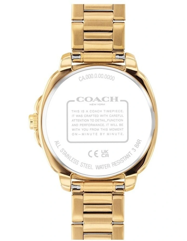 Kitt Ionic Plated Thin Gold Steel Green Dial Ladies Watch 14504535 image 3