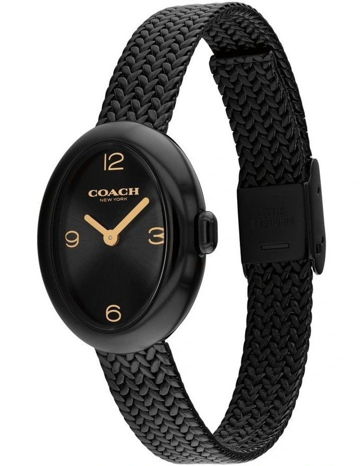 Sammy Ionic Plated Steel Watch 14504569 in Black image 2