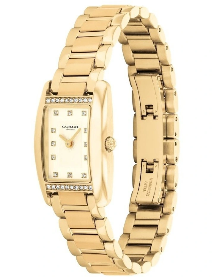 Reese Ionic Plated Steel Watch 14504588 in Light Gold image 2