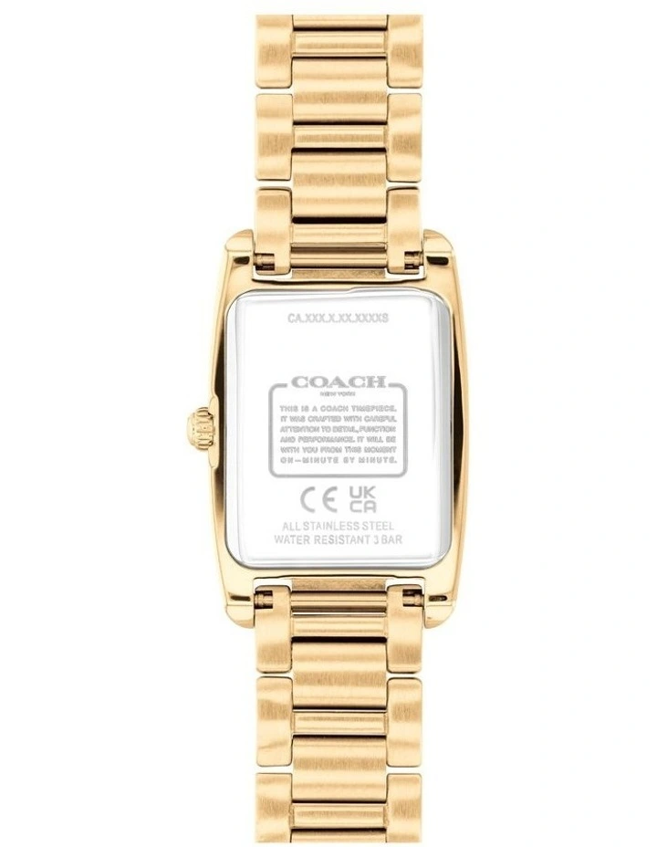 Reese Ionic Plated Steel Watch 14504588 in Light Gold image 3