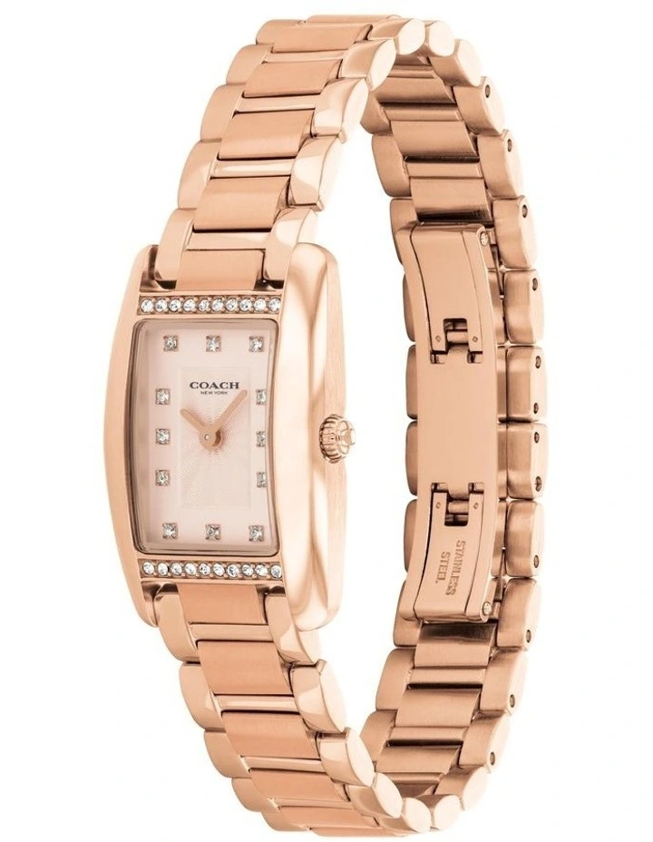 Reese Ionic Plated Steel Watch 14504589 in Carnation Gold image 2