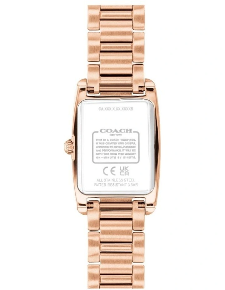 Reese Ionic Plated Steel Watch 14504589 in Carnation Gold image 3
