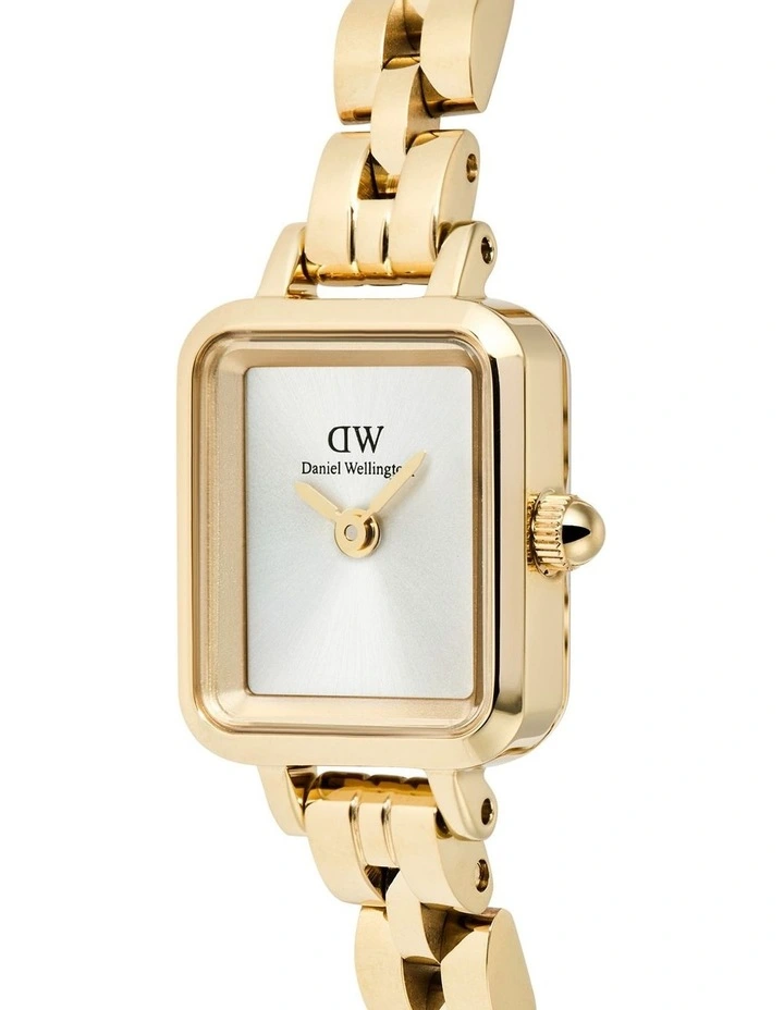 Quadro Mini Link Watch 15X18mm in Gold image 3